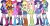 Size: 1233x648 | Tagged: artist needed, safe, artist:gouhlsrule, edit, editor:cutler1228, applejack, fluttershy, pinkie pie, rainbow dash, rarity, sci-twi, sunset shimmer, twilight sparkle, human, equestria girls, g4, official, belt, boots, clothes, cowboy boots, cowboy hat, female, glasses, hat, high heel boots, humane five, humane seven, humane six, jacket, magic capture device, shirt, shoes, simple background, skirt, socks, transparent background, twolight, vest