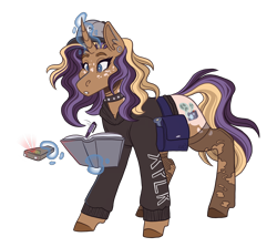 Size: 2800x2500 | Tagged: safe, artist:monnarcha, oc, oc only, pony, unicorn, book, female, high res, magic, mare, simple background, solo, transparent background