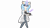 Size: 3840x2160 | Tagged: safe, artist:straighttothepointstudio, oc, oc only, unicorn, anthro, g5, 4k, anime, anthro oc, blue hair, clothes, coat, denim, digital art, ear fluff, eyebrows, female, glasses, glowing, glowing horn, gun, high res, horn, jeans, levitation, long hair, looking back, magic, open mouth, p90, pants, purple eyes, reloading, simple background, solo, submachinegun, telekinesis, transparent background, unicorn oc, weapon
