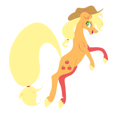 Size: 900x900 | Tagged: dead source, safe, artist:tinyfeather, applejack, earth pony, pony, g4, colored pupils, female, mare, simple background, solo, transparent background