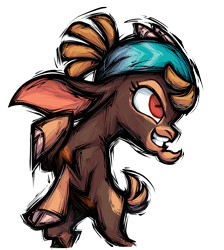 Size: 2202x2454 | Tagged: safe, artist:alts-art, shanty (tfh), goat, them's fightin' herds, cloven hooves, community related, female, high res, simple background, solo, transparent background
