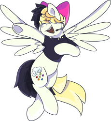 Size: 1698x1846 | Tagged: safe, alternate version, artist:emmett, songbird serenade, pegasus, pony, g4, my little pony: the movie, simple background, transparent background