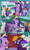 Size: 1920x3168 | Tagged: safe, artist:alexdti, twilight sparkle, oc, oc:bright comet, oc:purple creativity, oc:star logic, oc:violet moonlight, alicorn, pegasus, pony, unicorn, comic:quest for friendship, g4, the last problem, ^^, bracelet, brother and sister, colt, comic, crown, dialogue, ears back, excited, eyes closed, father and child, father and daughter, father and son, female, filly, foal, folded wings, glasses, grin, gritted teeth, high res, hoof shoes, hooves, horn, husband and wife, jewelry, looking at someone, male, mare, misspelling, mother and child, mother and daughter, mother and son, narrowed eyes, older, older twilight, older twilight sparkle (alicorn), one wing out, onomatopoeia, open mouth, outdoors, pegasus oc, pinpoint eyes, ponytail, princess twilight 2.0, raised hoof, regalia, siblings, smiling, speech bubble, stallion, standing, starry eyes, teeth, twilight sparkle (alicorn), twins, two toned mane, unicorn oc, wall of tags, wingding eyes, wings