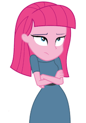 Size: 188x268 | Tagged: safe, artist:movieliker236, maud pie, pinkie pie, human, equestria girls, g4, my little pony equestria girls: better together, female, palette swap, pinkamena diane pie, recolor, simple background, white background
