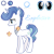 Size: 2048x2048 | Tagged: safe, artist:harmonyvitality-yt, oc, oc only, pony, unicorn, base used, high res, horn, male, offspring, parent:fancypants, parent:fleur-de-lis, parents:fancyfleur, simple background, solo, stallion, transparent background, unicorn oc