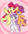 Size: 1234x1498 | Tagged: safe, anonymous artist, apple bloom, scootaloo, sweetie belle, earth pony, pegasus, pony, unicorn, g4, adorabloom, apple bloom's bow, blank flank, bow, cute, cutealoo, cutie mark crusaders, cutie mark cuties, diasweetes, female, filly, foal, hair bow, horn, looking at you, open mouth, open smile, smiling, smiling at you, trio, trio female