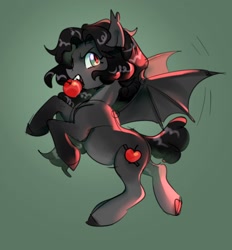 Size: 1542x1662 | Tagged: safe, artist:lunnita_pony, oc, oc only, bat pony, pony, bat pony oc, solo