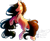 Size: 2690x2229 | Tagged: safe, artist:prettyshinegp, oc, oc only, pony, unicorn, frog (hoof), high res, horn, simple background, solo, tattoo, transparent background, underhoof, unicorn oc