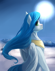 Size: 1788x2300 | Tagged: safe, artist:schnellentod, oc, oc only, pegasus, pony, side view, sitting, smiling, solo, sun