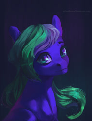 Size: 1024x1348 | Tagged: safe, artist:schnellentod, oc, oc only, earth pony, pony, looking at you, sitting, solo