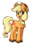 Size: 757x1014 | Tagged: source needed, safe, artist:daze, applejack, earth pony, pony, g4, applejack's hat, cloven hooves, cowboy hat, cute, dithering, female, hat, jackabetes, mare, pixel-crisp art, simple background, smiling, solo, transparent background, unshorn fetlocks