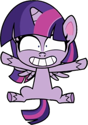 Size: 415x591 | Tagged: safe, edit, edited screencap, editor:pascalmulokozi2, screencap, twilight sparkle, alicorn, pony, g4.5, meet potion nova!, my little pony: pony life, background removed, belly, excited, female, mare, not a vector, simple background, solo, transparent background, twilight sparkle (alicorn)