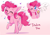 Size: 2826x1974 | Tagged: safe, artist:pledus, part of a set, pinkie pie, earth pony, pony, g4, :p, blushing, bust, colored pupils, confetti, cupcake, cute, diapinkes, ear fluff, eyes closed, female, food, gradient background, high res, leg fluff, looking at you, mare, name, one eye closed, open mouth, pinkie promise, pinkie sense, portrait, shadow, smiling, solo, speech bubble, tail, tongue out, twitchy tail, wink, winking at you