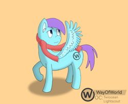 Size: 1600x1300 | Tagged: safe, artist:wayofworld, oc, oc:twiocean lightscout, pegasus, pony