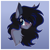 Size: 1408x1402 | Tagged: safe, artist:krypticquartz, oc, oc:midnight, pony, bust, female, mare, passepartout, portrait, solo, watermark