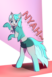 Size: 1462x2160 | Tagged: safe, artist:neon_flame, oc, pony, unicorn, clothes, cute, female, solo, standing on two hooves
