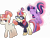 Size: 5832x4476 | Tagged: safe, artist:php178, moondancer, morning roast, twilight sparkle, alicorn, pony, unicorn, amending fences, g4, my little pony: friendship is magic, .svg available, ^^, absurd resolution, adorable face, bushy brows, button, c:, clothes, curly mane, curly tail, cute, cute face, cute smile, cuteness overload, daaaaaaaaaaaw, dancerbetes, description is relevant, excited, excitement, eyes closed, female, folded wings, forelock, glasses, glowing, glowing horn, hair beads, hair bun, happiness, happy, happy ending, headcanon, headcanon in the description, hoof heart, horn, inkscape, kissy face, levitation, lidded eyes, looking back, looking up, magic, magic aura, mare, messy hair, messy mane, messy tail, moon, movie accurate, multicolored mane, multicolored tail, purple eyes, pursed lips, raised hoof, self-levitation, siblings, simple background, sisters, smiling, sparkles, stars, striped mane, striped tail, strut, svg, sweater, sweet dreams fuel, tail, tail bun, telekinesis, thick eyebrows, transparent background, trio, trio female, trotting, twiabetes, twilight sparkle (alicorn), underhoof, vector, walking, weapons-grade cute, whistling, windswept tail, wings