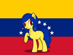 Size: 1280x960 | Tagged: safe, artist:ask-ponyvenezuela, oc, oc only, oc:venezuela, pony, nation ponies, ponified, solo, venezuela