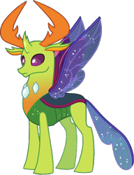 Size: 706x917 | Tagged: safe, edit, edited screencap, editor:pascalmulokozi2, screencap, thorax, changedling, changeling, g4, to where and back again, background removed, king thorax, male, not a vector, simple background, solo, transparent background