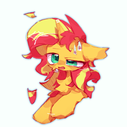 Size: 1806x1806 | Tagged: artist needed, source needed, safe, sunset shimmer, pony, unicorn, g4, solo