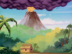 Size: 960x720 | Tagged: safe, screencap, g1, my little pony tales, ponies in paradise, no pony, scenery, tropical island, volcano