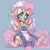 Size: 500x500 | Tagged: safe, artist:bunchi, artist:poppydoll, fluttershy, pegasus, pony, g4, adorasexy, adorkable, blushing, chest fluff, clothes, cute, dork, dress, eyelashes, fluttermaid, frog (hoof), gloves, lace, long gloves, long hair, long mane, long tail, looking down, maid, maid headdress, sexy, shyabetes, sitting, socks, solo, stockings, tail, thigh highs, thighs, underhoof