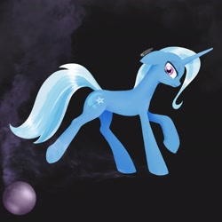 Size: 2048x2048 | Tagged: safe, artist:pleasantlypony, trixie, pony, unicorn, g4, female, high res, running, solo