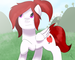 Size: 2580x2080 | Tagged: safe, artist:reinbou, oc, oc only, oc:rein, pegasus, pony, high res, solo