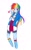 Size: 600x964 | Tagged: safe, artist:rainn__1026, rainbow dash, human, equestria girls, g4, clothes, heart, peace sign, simple background, smiling, solo, standing, white background