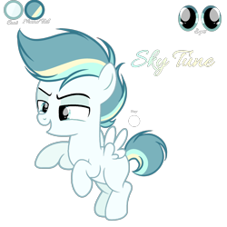 Size: 2048x2048 | Tagged: safe, artist:harmonyvitality-yt, oc, oc only, oc:sky tune, pegasus, pony, base used, colt, foal, high res, male, offspring, parent:sky stinger, parent:vapor trail, parents:vaporsky, pegasus oc, rearing, simple background, solo, transparent background, wings