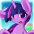 Size: 3500x3500 | Tagged: safe, artist:zemlya, twilight sparkle, pony, unicorn, g4, blushing, bust, floppy ears, high res, one ear down, open mouth, solo, unicorn twilight