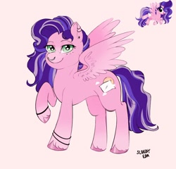 Size: 2048x1965 | Tagged: safe, artist:sleebyeba, oc, oc only, pegasus, pony, female, nose piercing, nose ring, not pipp petals, pegasus oc, piercing, solo