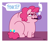 Size: 500x430 | Tagged: safe, artist:dsstoner, pinkie pie, earth pony, pony, comic:pinkiepants!, g4, fat, garfield, implied fancypants, meme, now where could my pipe be, pipe, pudgy pie, smoking, solo, speech bubble