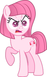 Size: 631x1027 | Tagged: safe, artist:fcrestnymph, artist:muhammad yunus, part of a set, oc, oc only, oc:annisa trihapsari, alicorn, earth pony, pony, angry, base used, female, furious, mare, medibang paint, open mouth, simple background, solo, transparent background