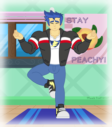 Size: 3500x4000 | Tagged: safe, artist:musclecreationist, flash sentry, human, equestria girls, g4, converse, eyes closed, flex sentry, high res, male, multiple variants, muscles, muscular male, shoes, solo, standing, standing on one leg, yoga