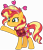 Size: 4508x5230 | Tagged: safe, artist:emeraldblast63, sunset shimmer, pony, unicorn, g4, g5, my little pony: tell your tale, secret ad-mare-er, spoiler:g5, spoiler:my little pony: tell your tale, choker, clothes, cute, female, heart, hearts and hooves day, holiday, mare, raised hoof, shimmerbetes, simple background, skirt, smiling, solo, transparent background, valentine's day, vector