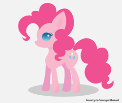 Size: 2600x2200 | Tagged: safe, artist:margaritaenot, pinkie pie, earth pony, pony, g4, high res, simple background, solo, white background