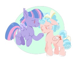 Size: 1112x871 | Tagged: safe, artist:wholesomeponies, cozy glow, wind sprint, pegasus, pony, g4, circle, circle background, comforting, cozybetes, cozylove, cute, daaaaaaaaaaaw, duo, duo female, female, filly, flying, foal, sad, simple background, smiling, transparent background, tumblr