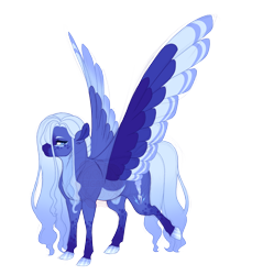 Size: 3700x3878 | Tagged: safe, artist:gigason, oc, oc:lightning smite, pegasus, pony, colored wings, female, high res, mare, multicolored wings, offspring, parent:rolling thunder, simple background, solo, transparent background, wings