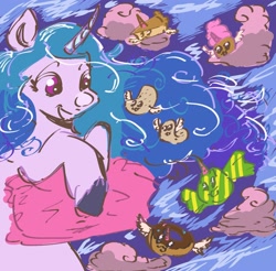 Size: 1594x1571 | Tagged: safe, artist:mayugraffiti, izzy moonbow, pony, unicorn, g5, female