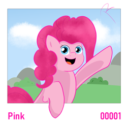 Size: 1080x1080 | Tagged: safe, artist:reinbou, pinkie pie, earth pony, pony, g4, looking at you, photo, solo