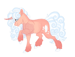 Size: 3412x2600 | Tagged: safe, artist:gigason, oc, oc only, oc:flight wish, pony, unicorn, female, high res, mare, offspring, parent:rolling thunder, simple background, solo, transparent background, unshorn fetlocks