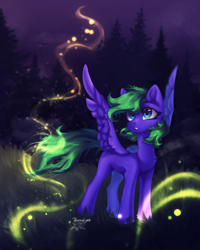Size: 1600x2000 | Tagged: safe, artist:jsunlight, oc, oc only, pegasus, pony, forest, solo