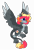 Size: 4369x6473 | Tagged: safe, artist:crazysketch101, oc, oc only, oc:crazy looncrest, pegasus, pony, leonine tail, simple background, solo, tail, transparent background