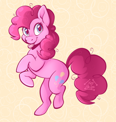 Size: 1280x1344 | Tagged: safe, artist:raydecays, pinkie pie, earth pony, pony, cute, female, solo, tongue out