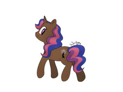 Size: 1024x768 | Tagged: safe, alternate version, artist:thundahblend, oc, oc only, pony, unicorn, background removed, female, horn, mare, simple background, solo, unicorn oc, white background