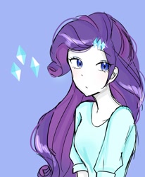 Size: 600x729 | Tagged: safe, artist:rainn__1026, rarity, human, equestria girls, g4, sketch, solo