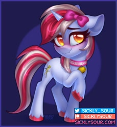 Size: 917x1000 | Tagged: safe, artist:sickly-sour, oc, oc only, oc:cinnamon lightning, pony, unicorn, eyelashes, female, female oc, horn, mare, mare oc, pony oc, solo, unicorn oc