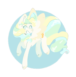 Size: 540x547 | Tagged: safe, artist:wholesomeponies, vapor trail, pegasus, pony, g4, circle, colored ears, colored wings, female, mare, no pupils, simple background, solo, transparent background, unshorn fetlocks, wings