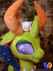 Size: 2304x3072 | Tagged: safe, artist:1stastrastudio, thorax, changedling, changeling, g4, high res, irl, king thorax, photo, plushie, solo